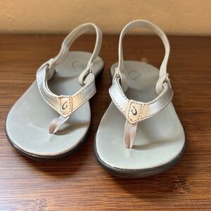 OluKai Kids Metallic Sandals